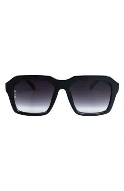 Otra Lennox 53mm Square Sunglasses In Black