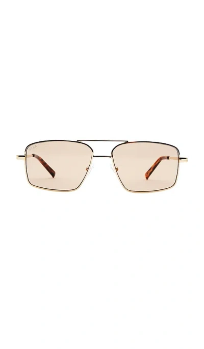 Otra Nash Rectangular Sunglasses In Brown