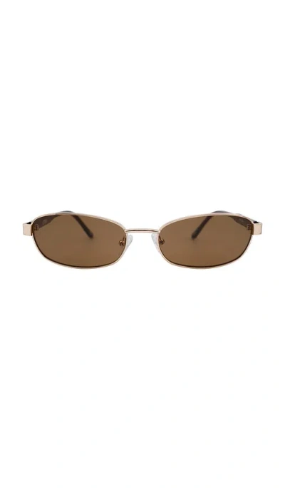 Otra Papillon Sunglasses In Metallic Gold