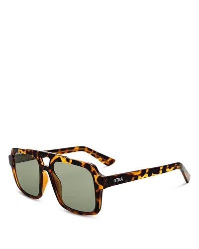 Otra Tame Aviator Sunglasses, 59mm In Brown