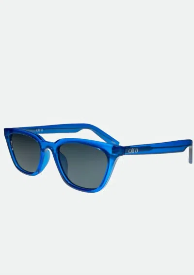 Otra Women's Seva Sunglasses In Transparent Blue/smoke