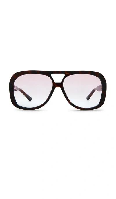 Otra Yara Sunglasses In Tort & Pink Fade