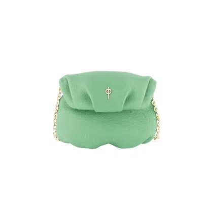 Otrera Women's Baby Leda Green - Leather Cossbody