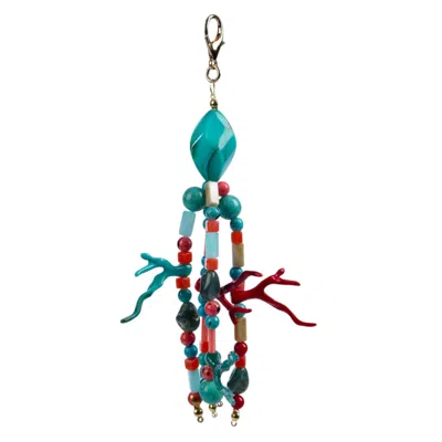 Otrera Women's Bag Charm No: Six In Metallic