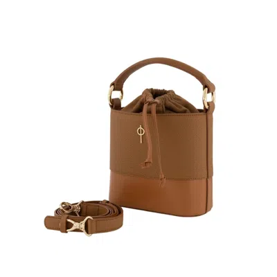 Otrera Women's Brown Noa Bucket Bag - Tan