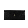 Otrera Women's Croco Night Clutch Bag Black In Black
