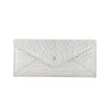 Otrera Women's Croco Night Clutch Bag Silver In Silver