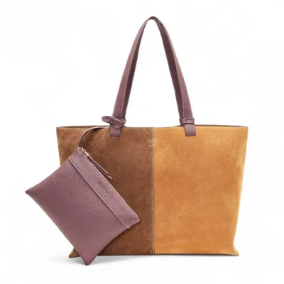 Otrera Women's Hebe Bag Suede Brown-tan