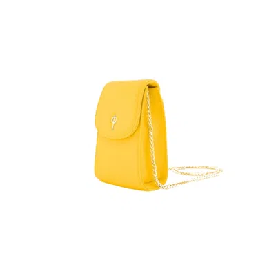 Otrera Women's Orange Casey Yellow - Leather Crossbody