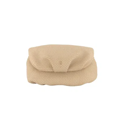 Otrera Women's White Beige Leda Snake / Leather Clucth