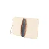 Otrera Women's White Clutch Hera Beige