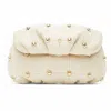 Otrera Women's White Studded Leda Beige In White