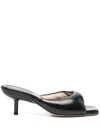 Ottange Padded Mule In Black In Black