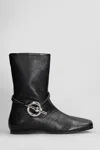 Ottange Boot Low Heels Ankle Boots In Black