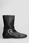 Ottange Boot Low Heels Ankle Boots In Black