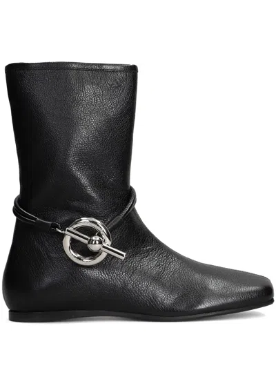 OTTANGE LEATHER ANKLE BOOTS