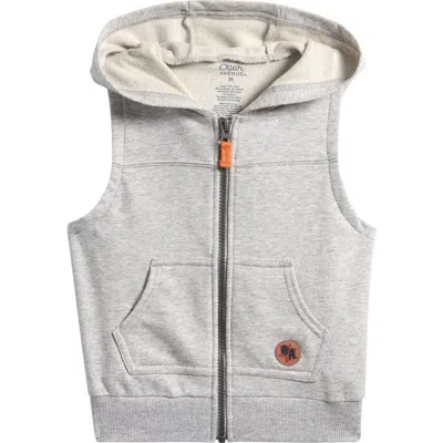 Otter Avenue Babies'  Kids' Hooded Cotton Blend Vest In Gray