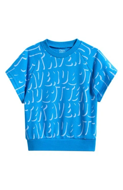 Otter Avenue Babies'  Kids' Raglan Short Sleeve Sweatshirt