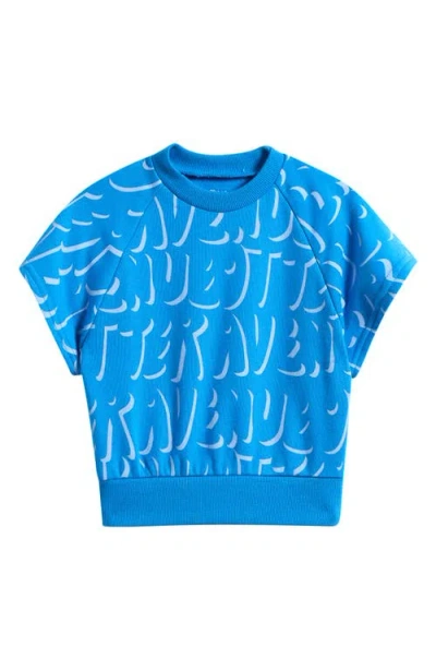 Otter Avenue Babies'  Kids' Short Sleeve Cotton Blend Sweatshirt