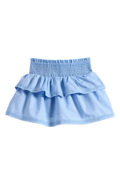 Otter Avenue Babies'  Smock Tiered Skirt In Blue