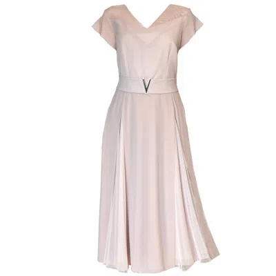 Otthie Women's Pink / Purple Cocktail Dress With Tulle Light Pink In Pink/purple