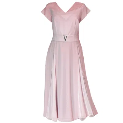 Otthie Women's Pink / Purple Cocktail Dress With Tulle Pink In Pink/purple