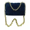 Otthie Women's Woven Leather Clutch Navy Blue
