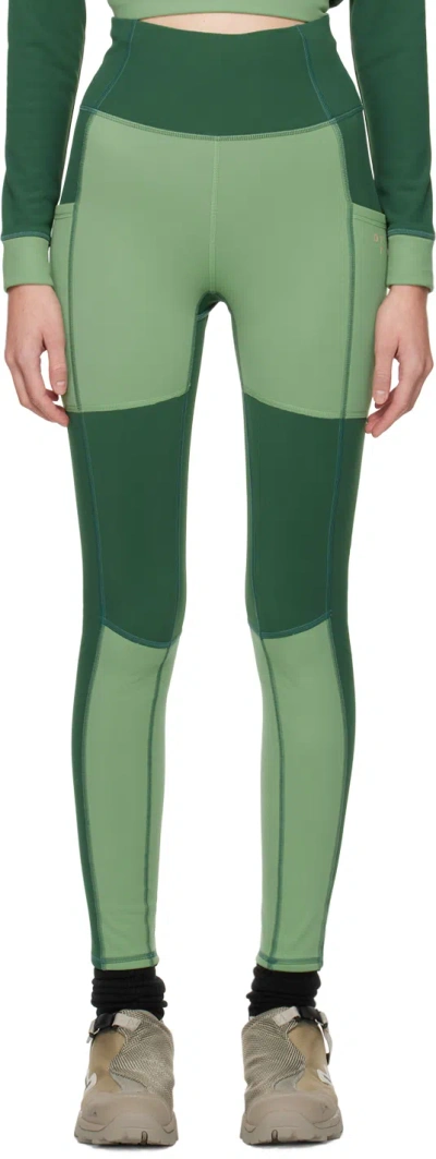 Otti Green Thermal Leggings In 21708289 Loden Frost