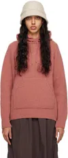 Otti Pink Drawstring Hoodie In 21708284 Desert Rose