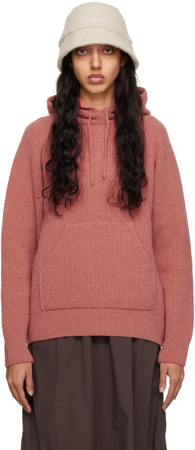 Otti Pink Drawstring Hoodie In 21708284 Desert Rose