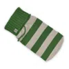 Otto & Spike Green / White Hotties - Stripe - Natural, Watercress Green In Green