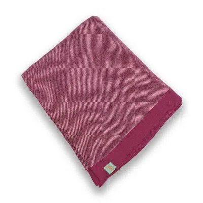 Otto & Spike Lightweight Wool Blankets - Lolly - Hibiscus Pink - X-small