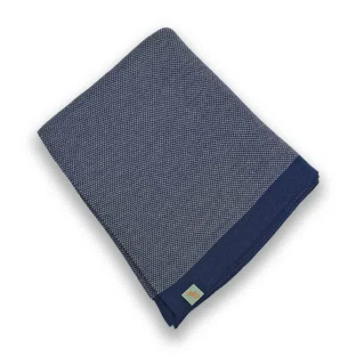 Otto & Spike Lightweight Wool Blankets - Lolly - Indigo Blue - Medium