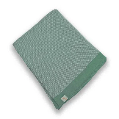 Otto & Spike Lightweight Wool Blankets - Lolly - Tarragon Green - Large