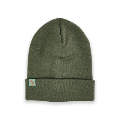 Otto & Spike Men's Beanies - Base - Dk Olive Green
