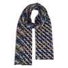 Otto & Spike Men's Black / Blue / Grey Scarves - Threaded - Black, Flaxen Mustard In Multi
