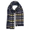 Otto & Spike Men's Black / Yellow / Orange Scarves - Plaid Up - Black In Multi