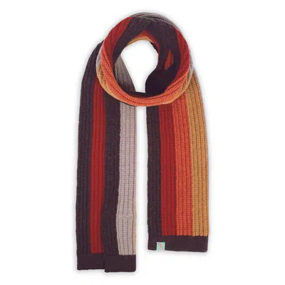 Otto & Spike Men's Brown / Yellow / Orange Scarves - Skipping Stone - Ristretto Brown In Multi