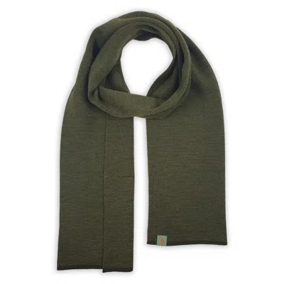 Otto & Spike Men's Scarves - Staple - Dk Olive, Lichen Green