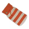 Otto & Spike White / Yellow / Orange Hotties - Stripe - Natural, Tangerine Orange In Orange