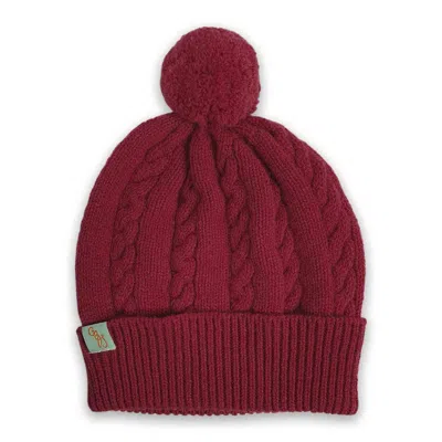 Otto & Spike Women's Beanies - Cable - Spanish Red