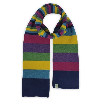 Otto & Spike Women's Blue / Pink / Purple Scarves - Number One - Regatta, Vegas Pink In Multi
