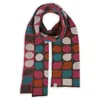 Otto & Spike Women's Brown Scarves - Haus - Hickory, Hibiscus Pink In Brown