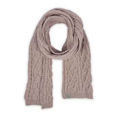 Otto & Spike Women's Neutrals Scarves - Brioche - Lt Beige Marle In Sand