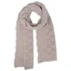 Otto & Spike Women's Neutrals Scarves - Plinko - Lt Beige Marle In Sand