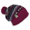 Otto & Spike Women's Pink / Purple / Blue Beanies - Irish Twist - Cloudy In Multi