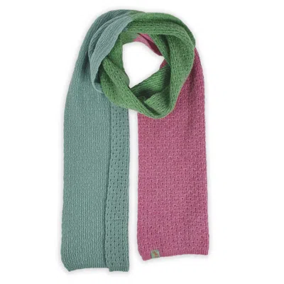 Otto & Spike Women's Pink / Purple / Blue Scarves - Ostrich - Nougat Pink In Multi
