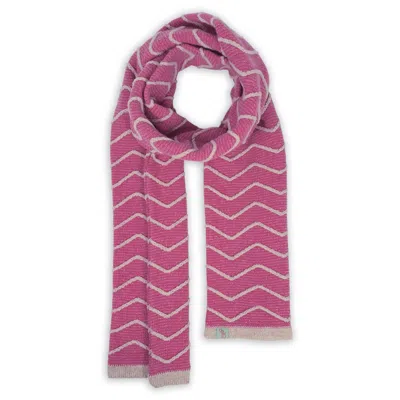 Otto & Spike Women's Pink / Purple Scarves - Boogie - Pink In Multi