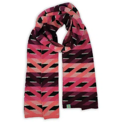 Otto & Spike Women's Pink / Purple Scarves - Gelato - Roses In Multi