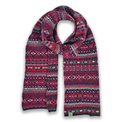 Otto & Spike Women's Pink / Purple Scarves - Irish Twist - Pinks In Multi